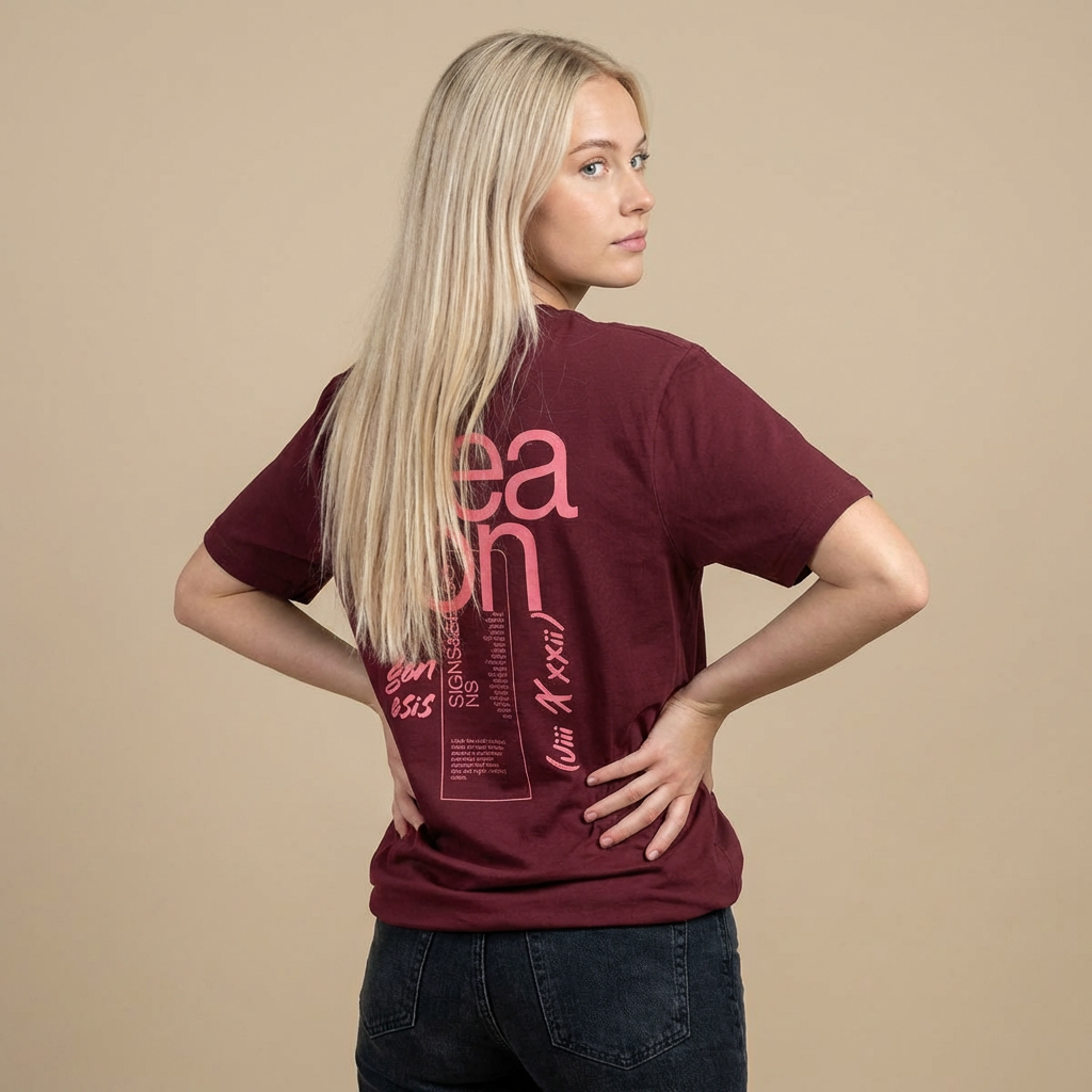 T-shirt coupe droite Seasons