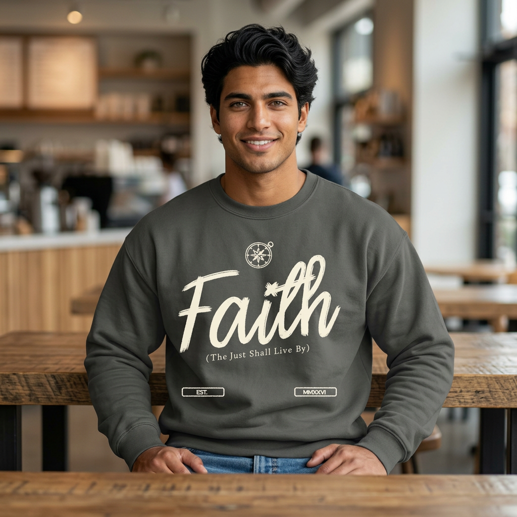 Live By Faith Crewneck Sweatshirt