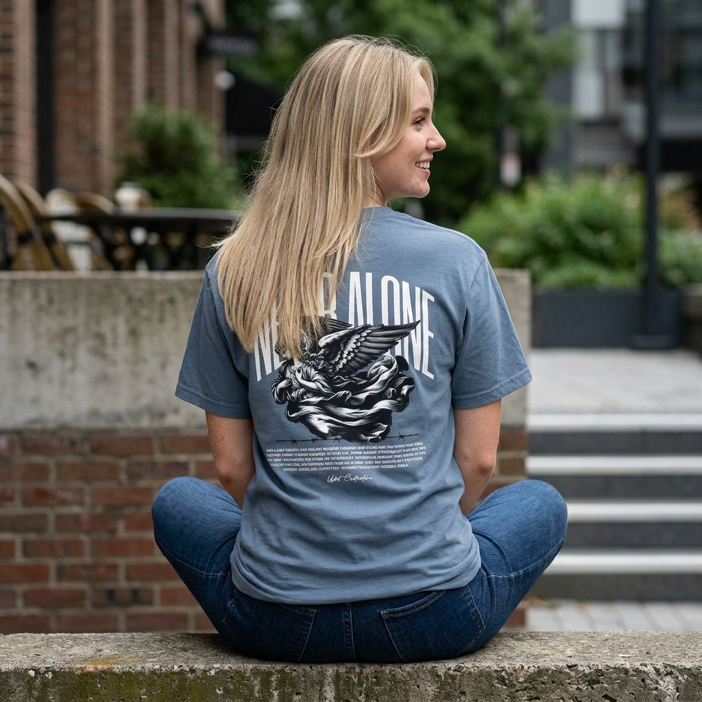 Never Alone Pocket Tee (US Only)