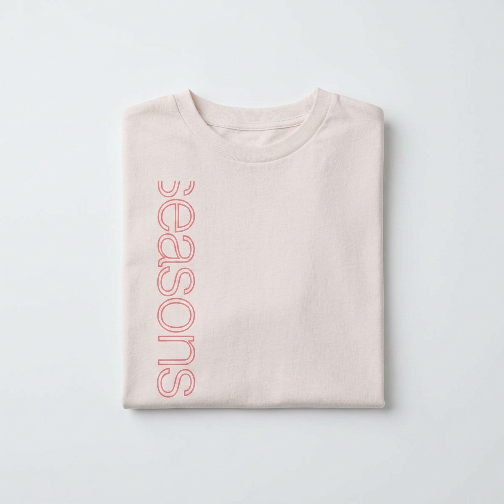 T-shirt coupe droite Seasons