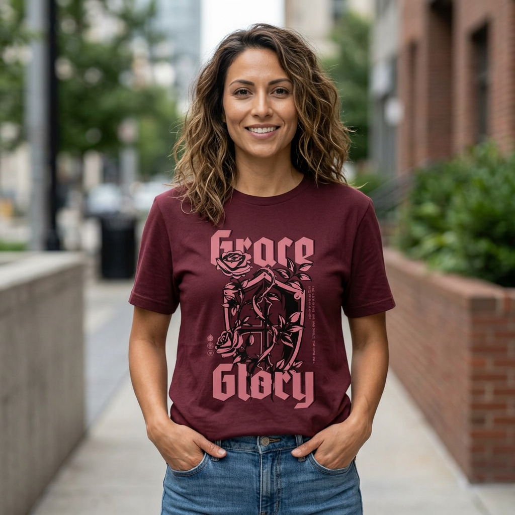 Grace & Glory Floral Tee